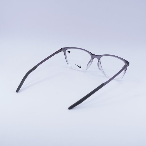 NIKE 7284 025 Eyeglasses Dark Grey/Khaki 54mm Square Frame - Picture 4 of 8